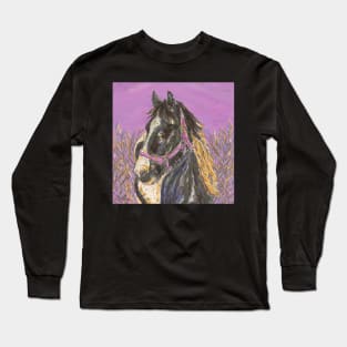 Horse with the Golden Mane Long Sleeve T-Shirt